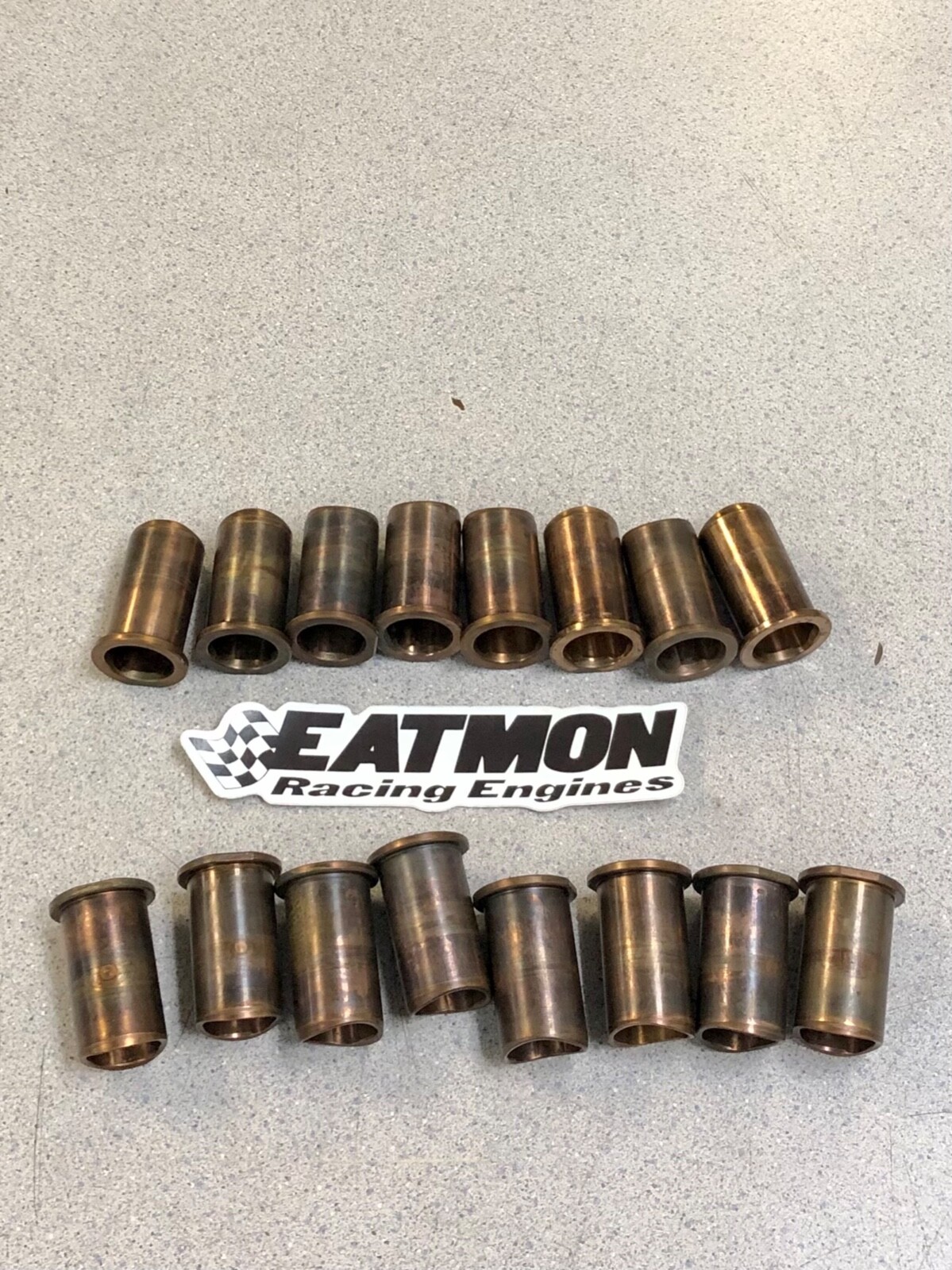 16 Nascar Beryllium Copper Lifter Bushings .875 x 1.062 x 1.850 16 Nascar Beryllium Copper Lifter Bushings .875 x 1.062 x 1.850