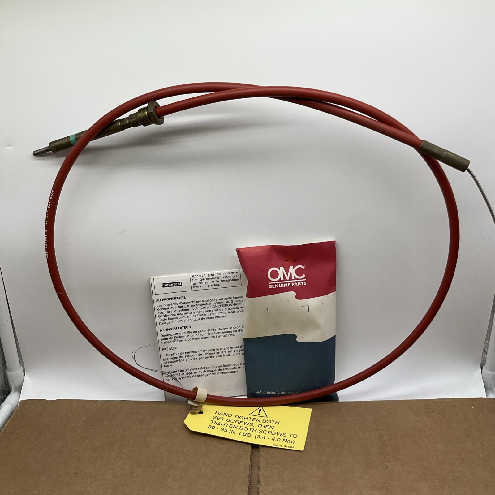 OEM OMC Cobra 987661 Replacement Cable Kit OEM OMC Cobra 987661 Replacement Cable Kit