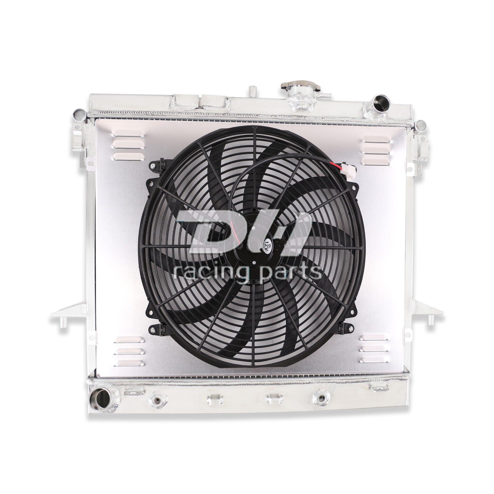 Fit 06-12 GMC Canyon/Hummer/Chevy Colorado AT MT  Alu 3 Rows Radiator+Shroud+Fan
