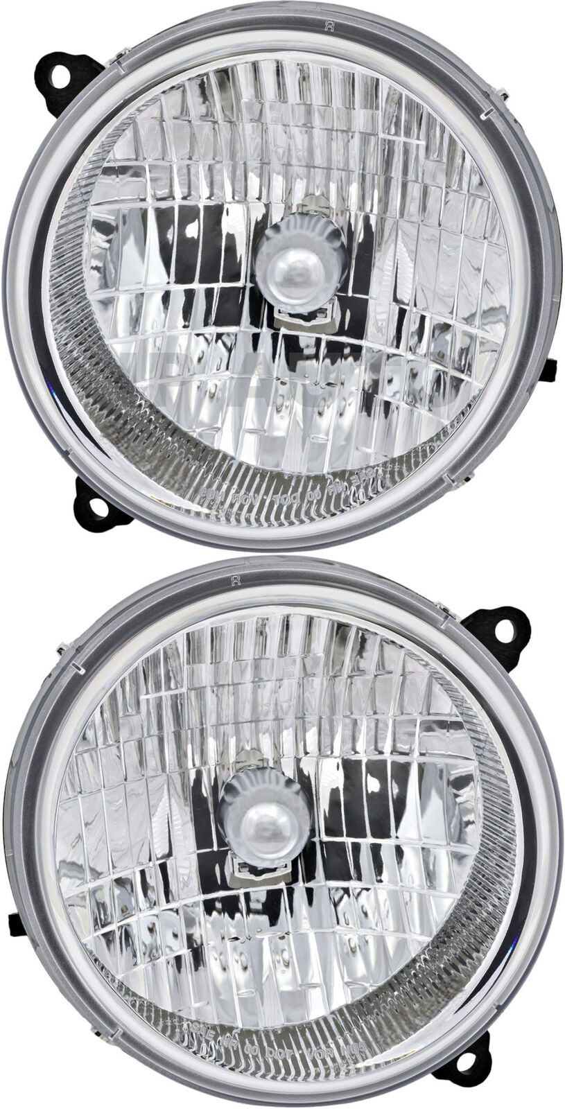 For 2003-2004 Jeep Liberty Headlight Halogen Set Driver and Passenger Side