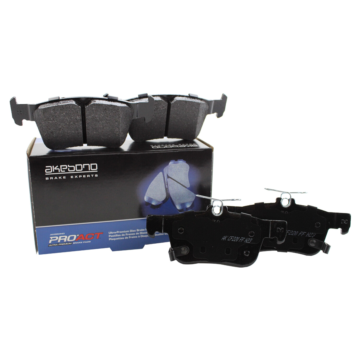 Akebono Rear ProAct Ceramic Disc Brake Pads For Acura RDX Honda Accord Civic