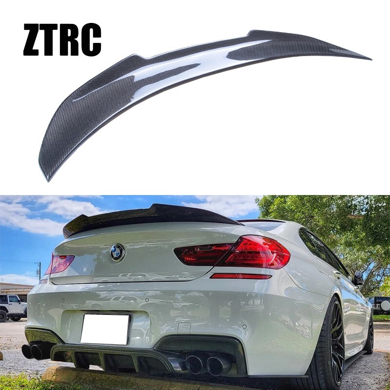 Carbon Fiber Trunk Wing Spoiler For BMW F06 Gran Coupe/F13 Coupe/M6 2011-2019 Carbon Fiber Trunk Wing Spoiler For BMW F06 Gran Coupe/F13 Coupe/M6 2011-2019