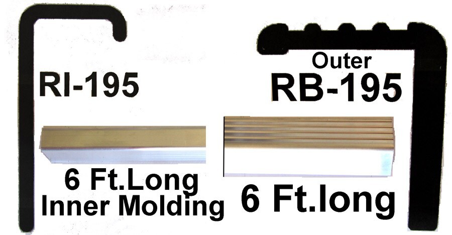 4 PC SET 1919-1928 BUICK RUNNING BOARD MOULDING INNER OUTER TRIM ANODIZED ALUM 4 PC SET 1919-1928 BUICK RUNNING BOARD MOULDING INNER OUTER TRIM ANODIZED ALUM