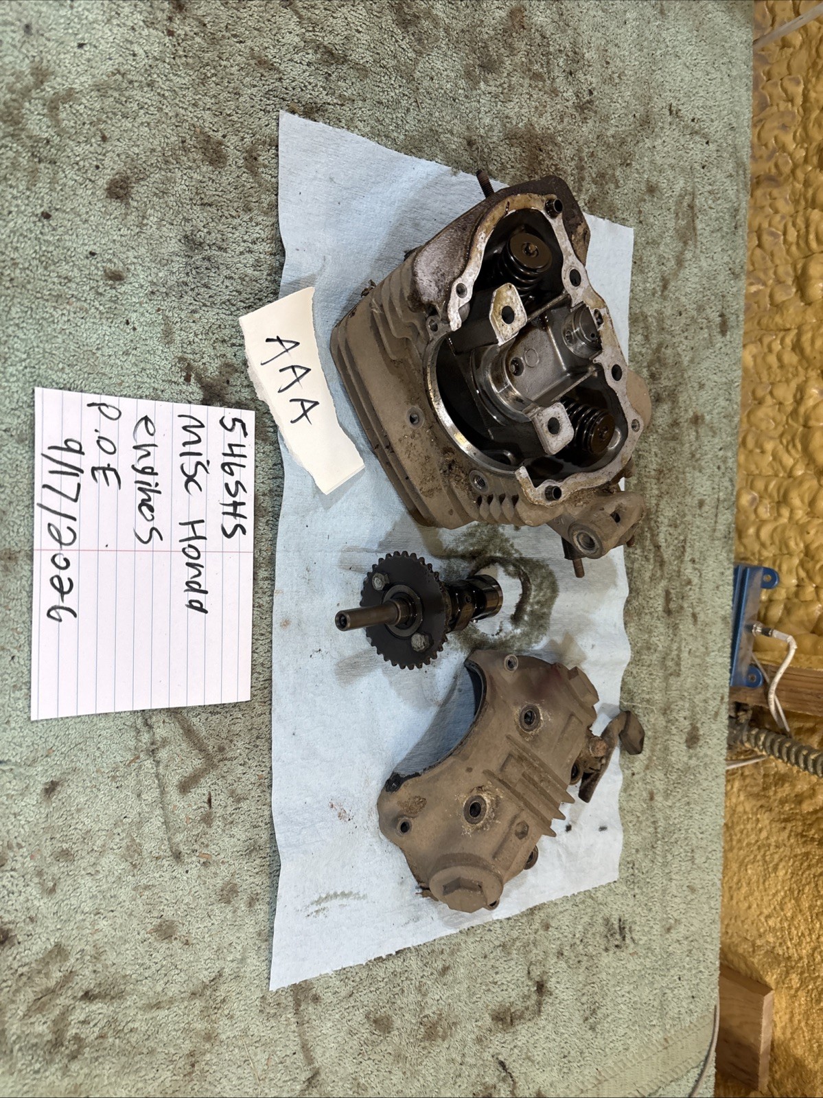 1983 Honda Atc 185S Cylinder Head Camshaft Assembly 546 1983 Honda Atc 185S Cylinder Head Camshaft Assembly 546
