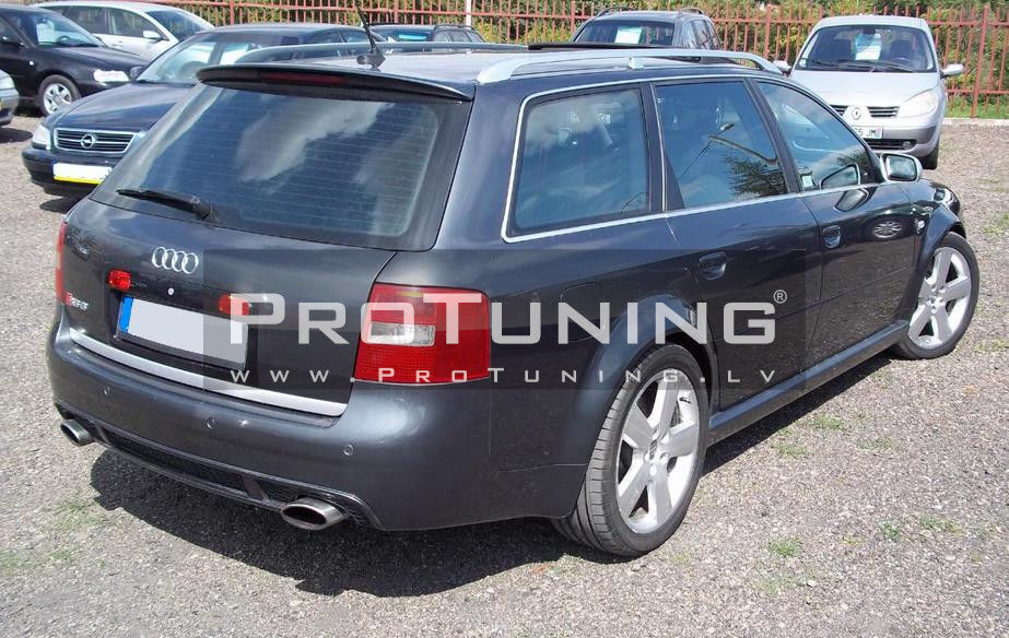 Rear Door / Roof Spoiler Wing Avant RS6 Style For Audi A6 C5 4B 97-05 + Allroad