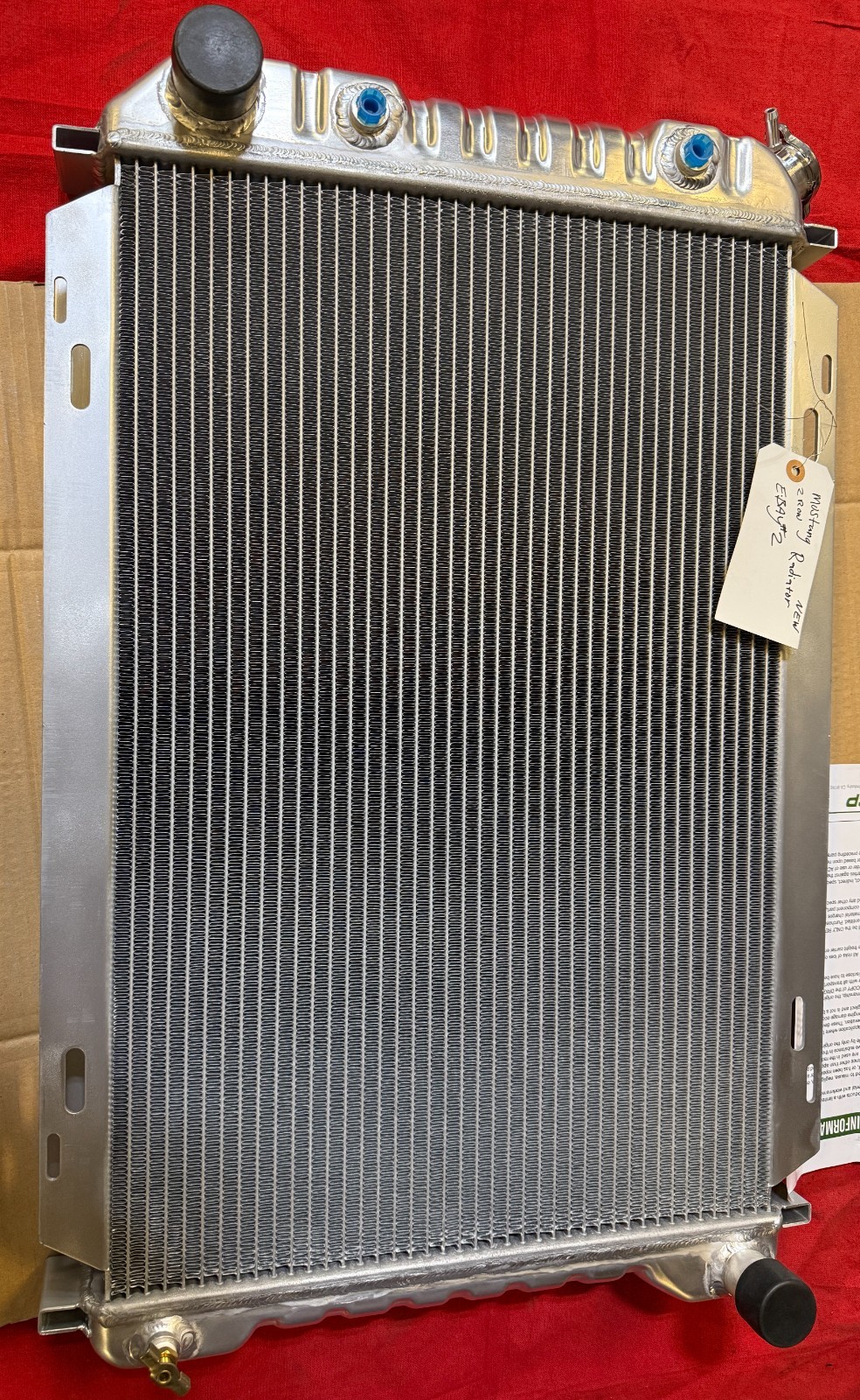 NEW ACP MaxCore 3-Row Aluminum Radiator – 1979-1993 Ford Mustang Fox Body – Manu