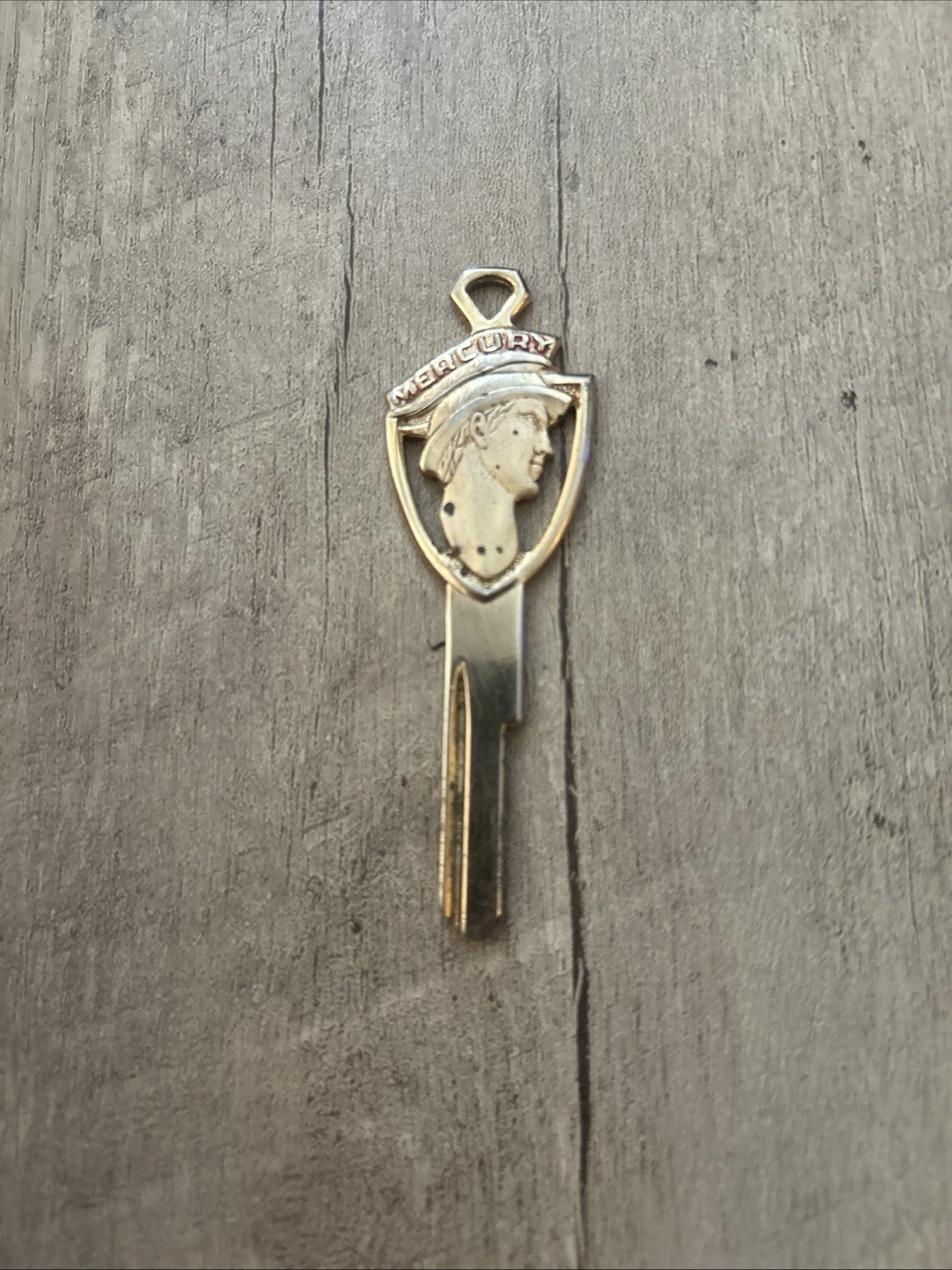 Vintage OEM Gold Mercury Blank Key Vintage OEM Gold Mercury Blank Key