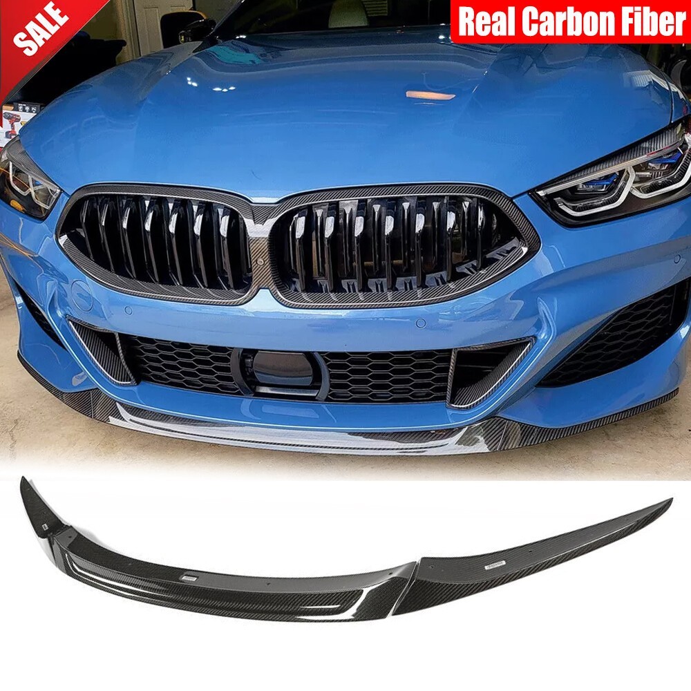 Carbon Fiber Front Bumper Lip Spoiler For BMW 8 Series G14 G15 G16 840i 2020+ Carbon Fiber Front Bumper Lip Spoiler For BMW 8 Series G14 G15 G16 840i 2020+