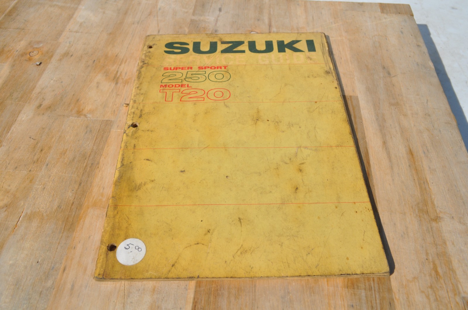 suzuki 1965 super sport 250 T20 repair manual shop manual service manual suzuki 1965 super sport 250 T20 repair manual shop manual service manual