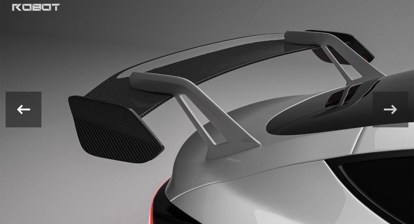 Robot Craftsman HACKER V2 GT Wing For Tesla Model 3 Highland Sedan Carbon Fiber Robot Craftsman HACKER V2 GT Wing For Tesla Model 3 Highland Sedan Carbon Fiber