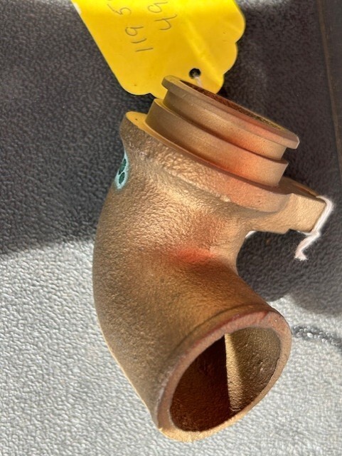 Yanmar Sea Water Bend ,Part #119595-49070 ,OEM, NEW, Yanmar Sea Water Bend ,Part #119595-49070 ,OEM, NEW,