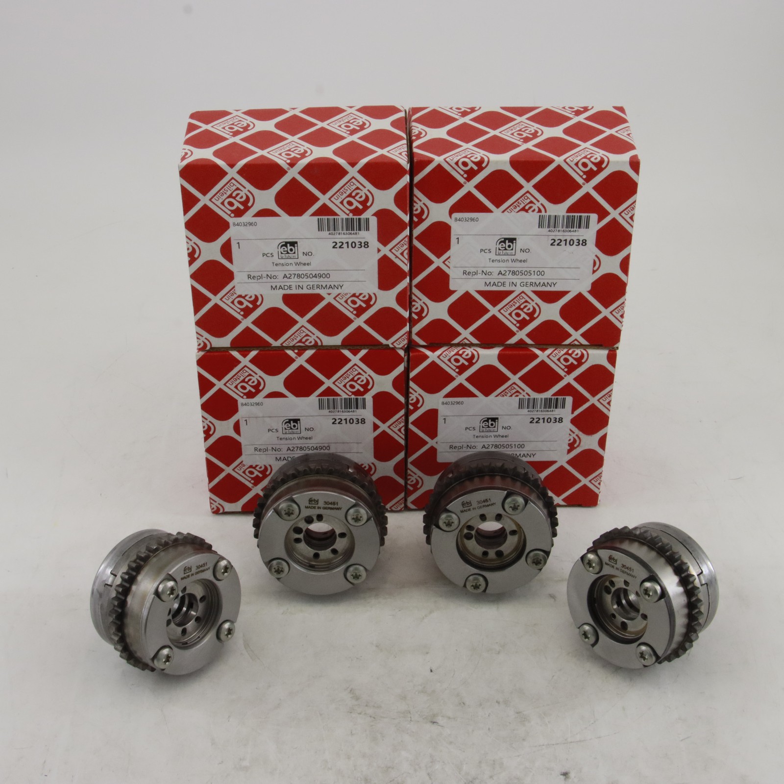 4Pcs Febi Camshaft Adjuster For Mercedes Benz M278 GL450 S550 GL550 4.7T V8 US