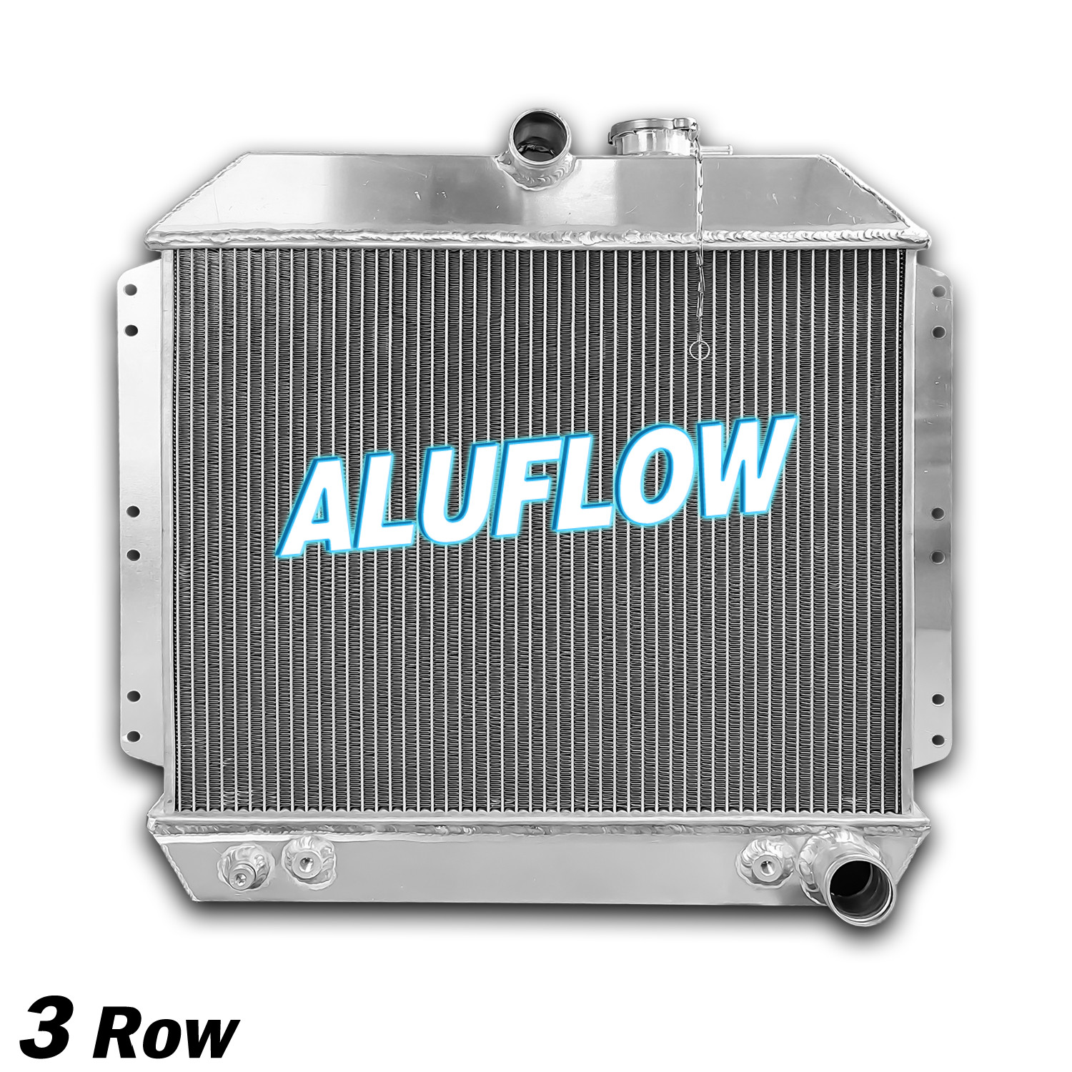 Aluminum Radiator for 1949-1954 53 Chevrolet Car Bel Air Styleline Fleetline V8