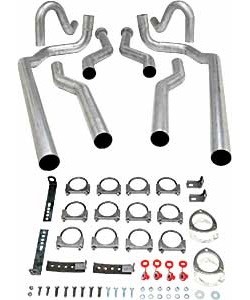 JEGS Header-Back Dual 3 in. Exhaust Kit 1964-1972 Chevelle/Malibu/El Camino