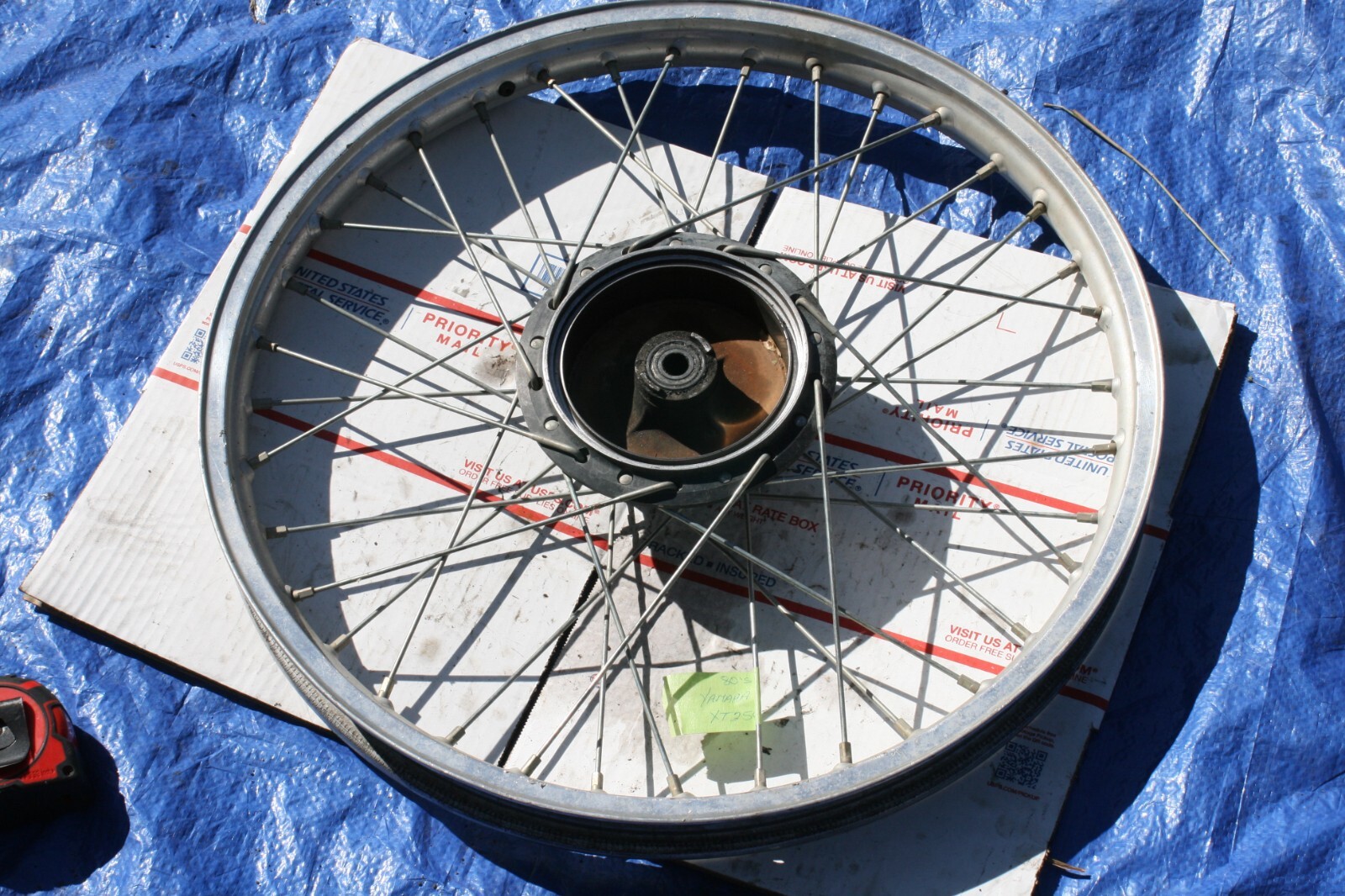 1980\'S YAMAHA XT250 OEM FRONT WHEEL HUB 1980\'S YAMAHA XT250 OEM FRONT WHEEL HUB