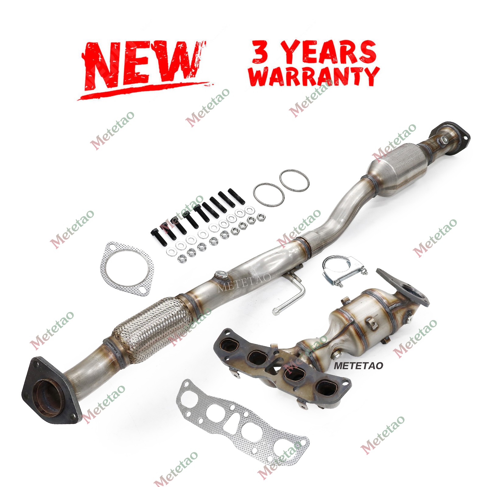 2PCS Front & Rear Catalytic Converter for 2007 - 2013 Nissan Altima L4 2.5L EPA