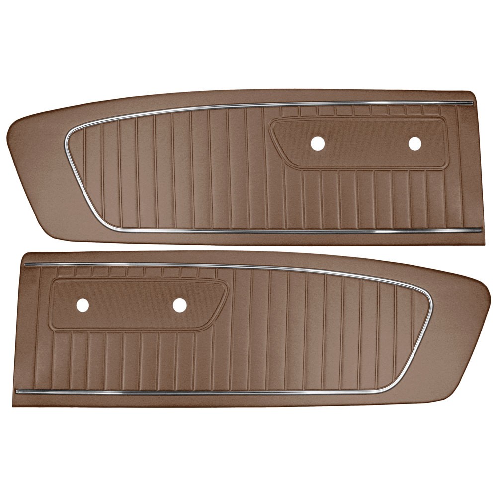 TMI Door Panel Standard Palomino Pair Mustang 1965