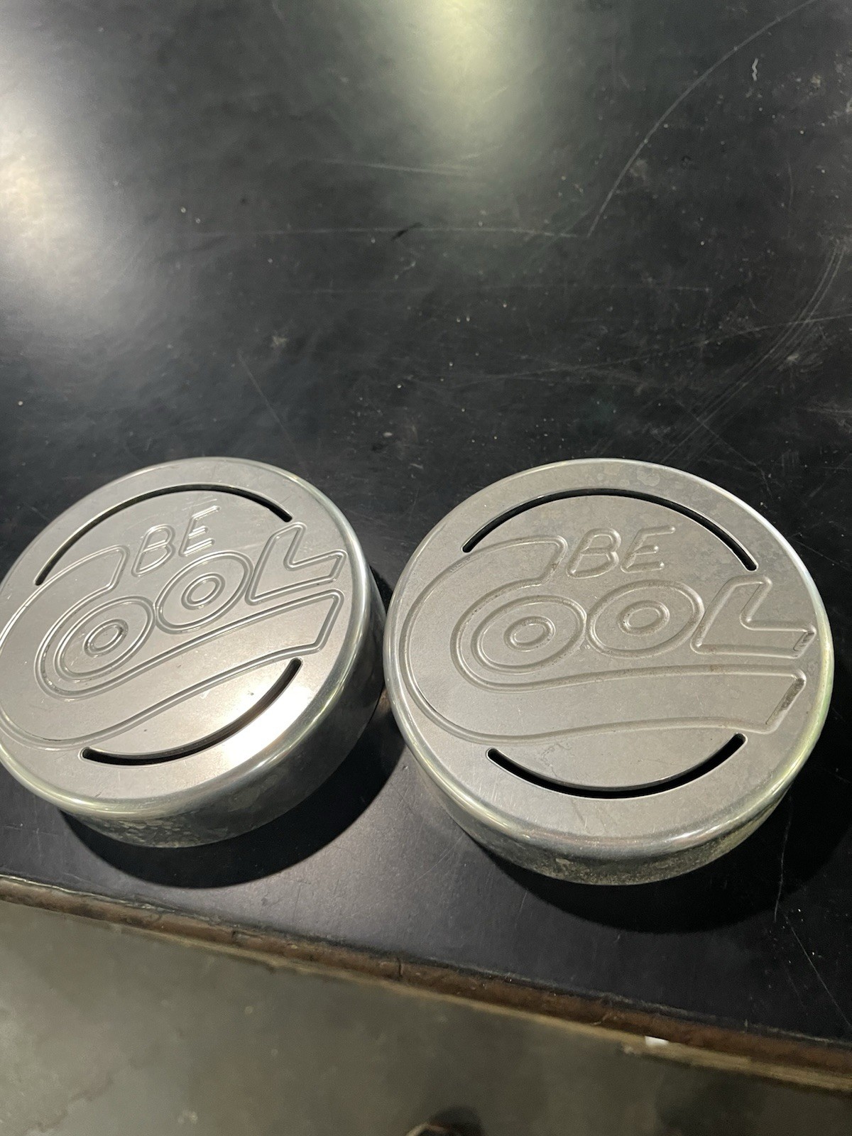Be cool Electric Fan Covers In Aluminum Owen Good Condition A Lil Dusty Be cool Electric Fan Covers In Aluminum Owen Good Condition A Lil Dusty