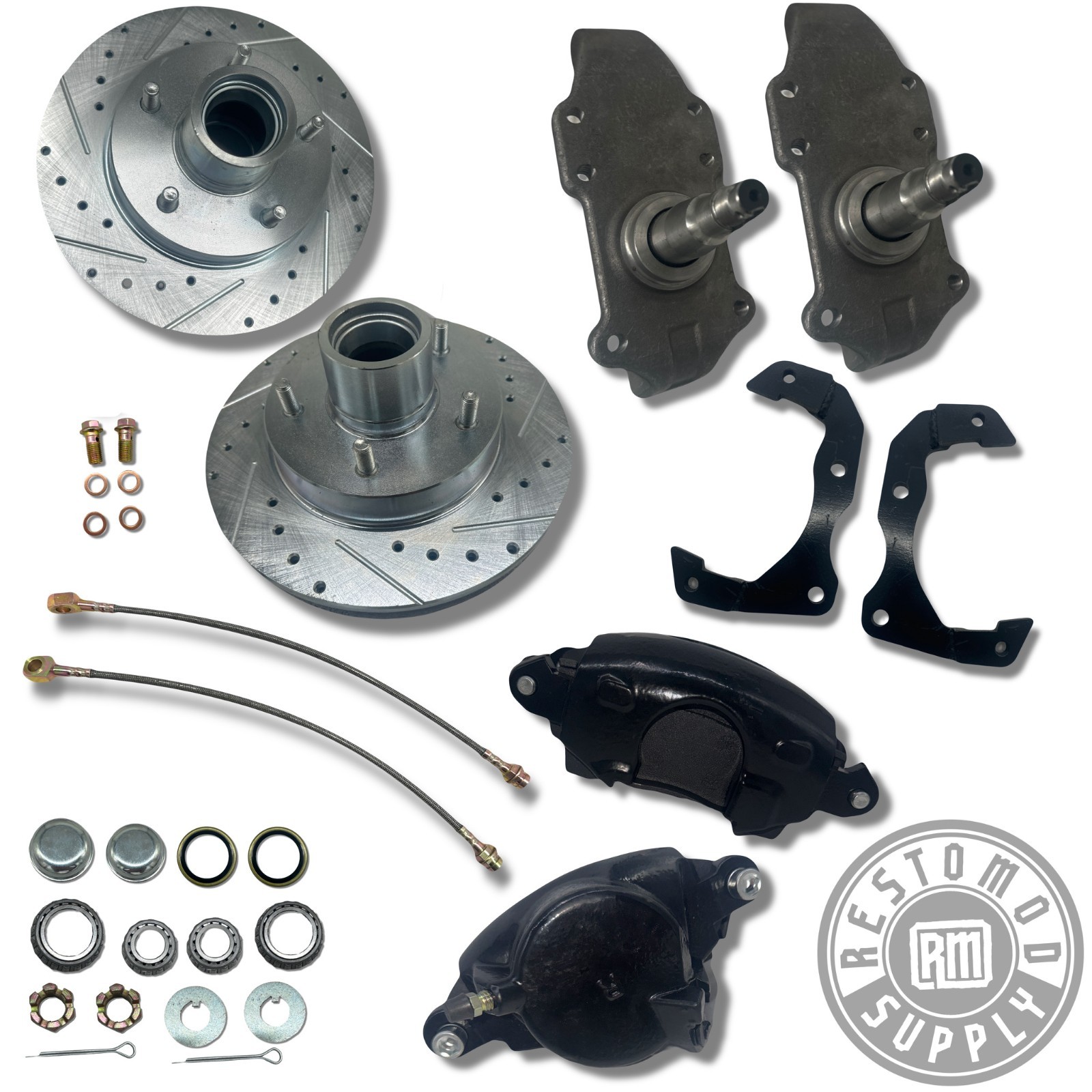 1955-1957 Tri-Five Bel Air Front Disc Brake Kit w/ 2\