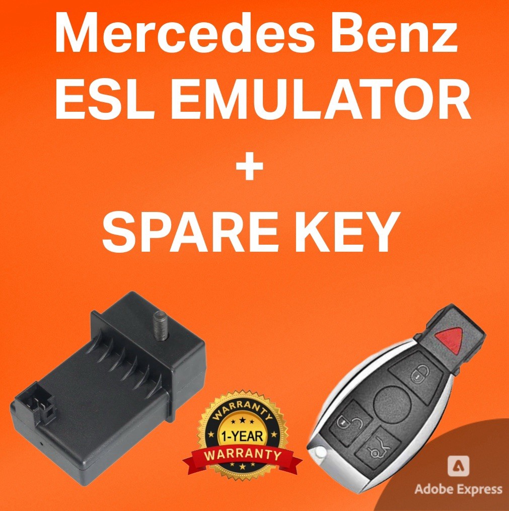 Mercedes ESL ELV Emulator Programming W204 W207 W212 + KEY Mercedes ESL ELV Emulator Programming W204 W207 W212 + KEY