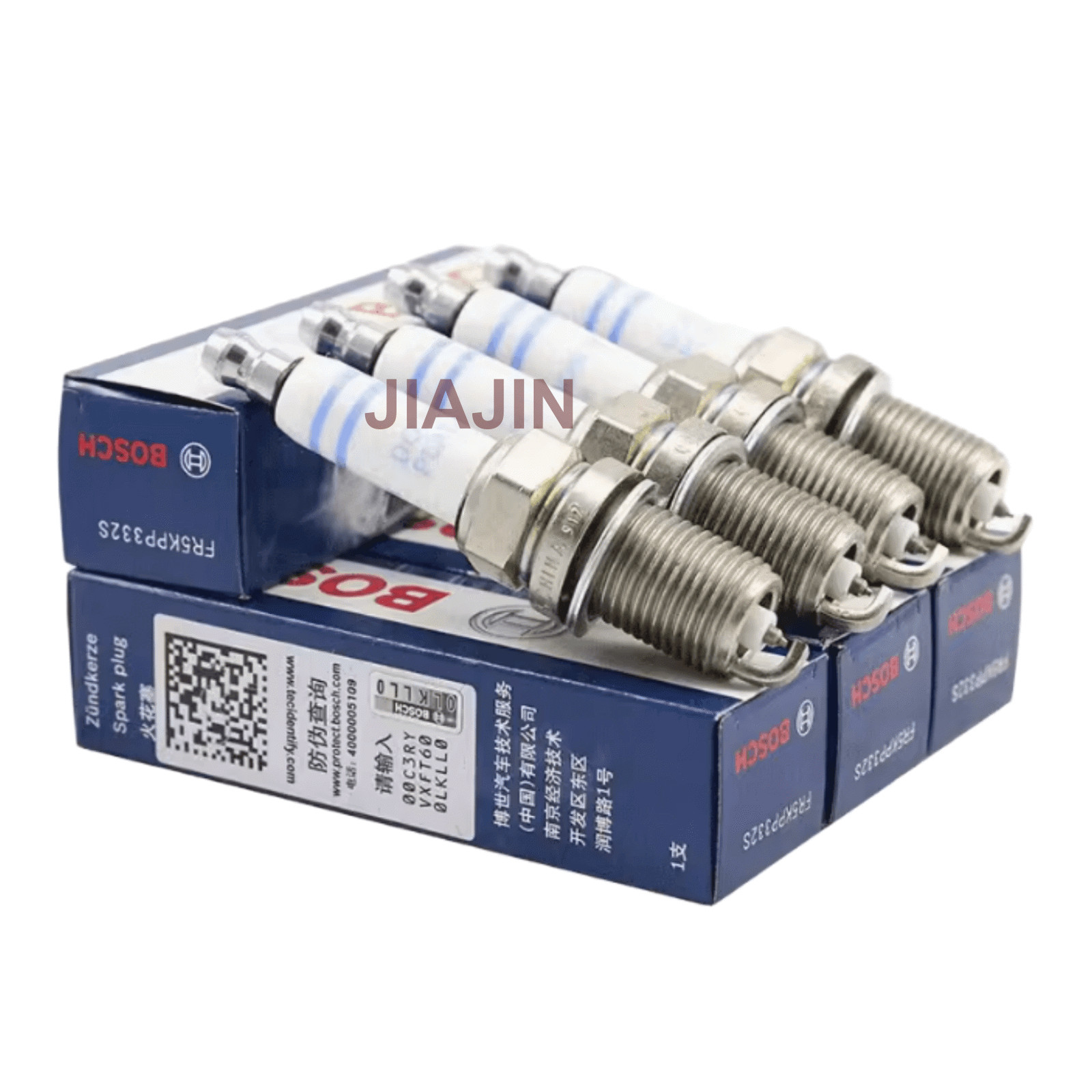 4PCS Bosch Double Platinum Spark Plugs Set Fit For VW AUDI 06H905601A FR5KPP332S