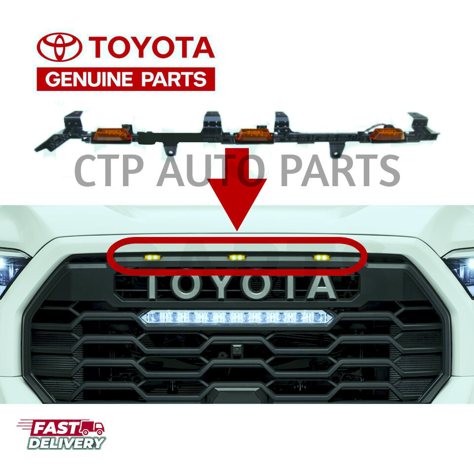 2023 - 2025 Genuine NEW OEM Toyota Sequoia TRD Pro Grille Lights 2023 - 2025 Genuine NEW OEM Toyota Sequoia TRD Pro Grille Lights