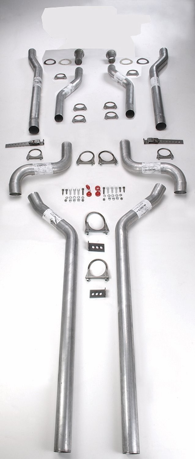JEGS Header-Back Dual 2-1/2 in. Exhaust Kit for Mopar A-Body