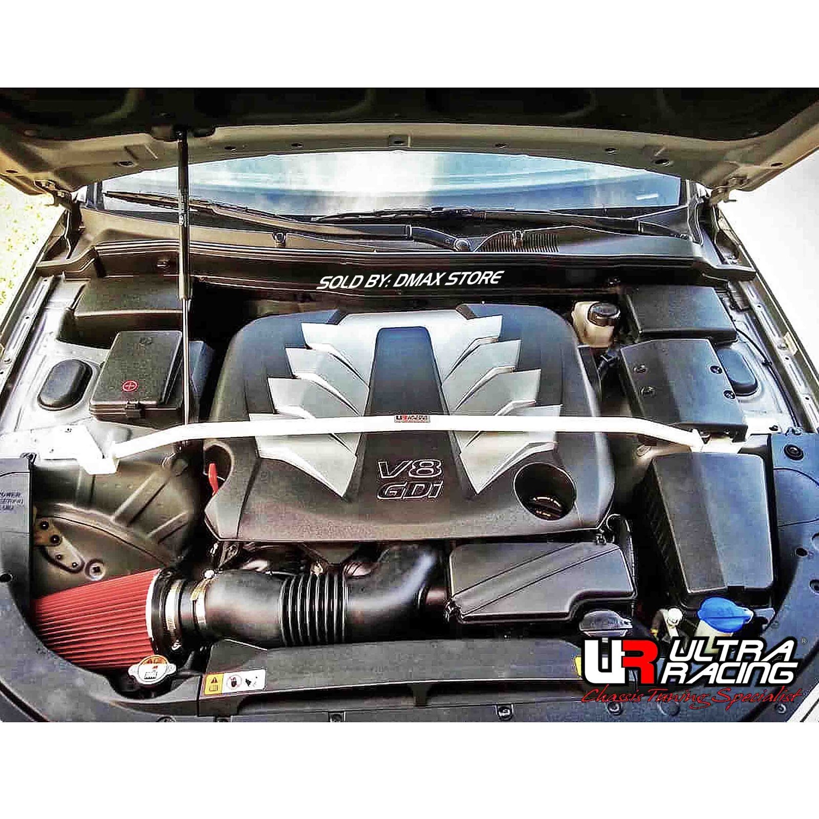 ULTRA RACING FOR HYUNDAI GENESIS SEDAN BH \'09-\'14 2 PTS FRONT STRUT TOWER BRACE