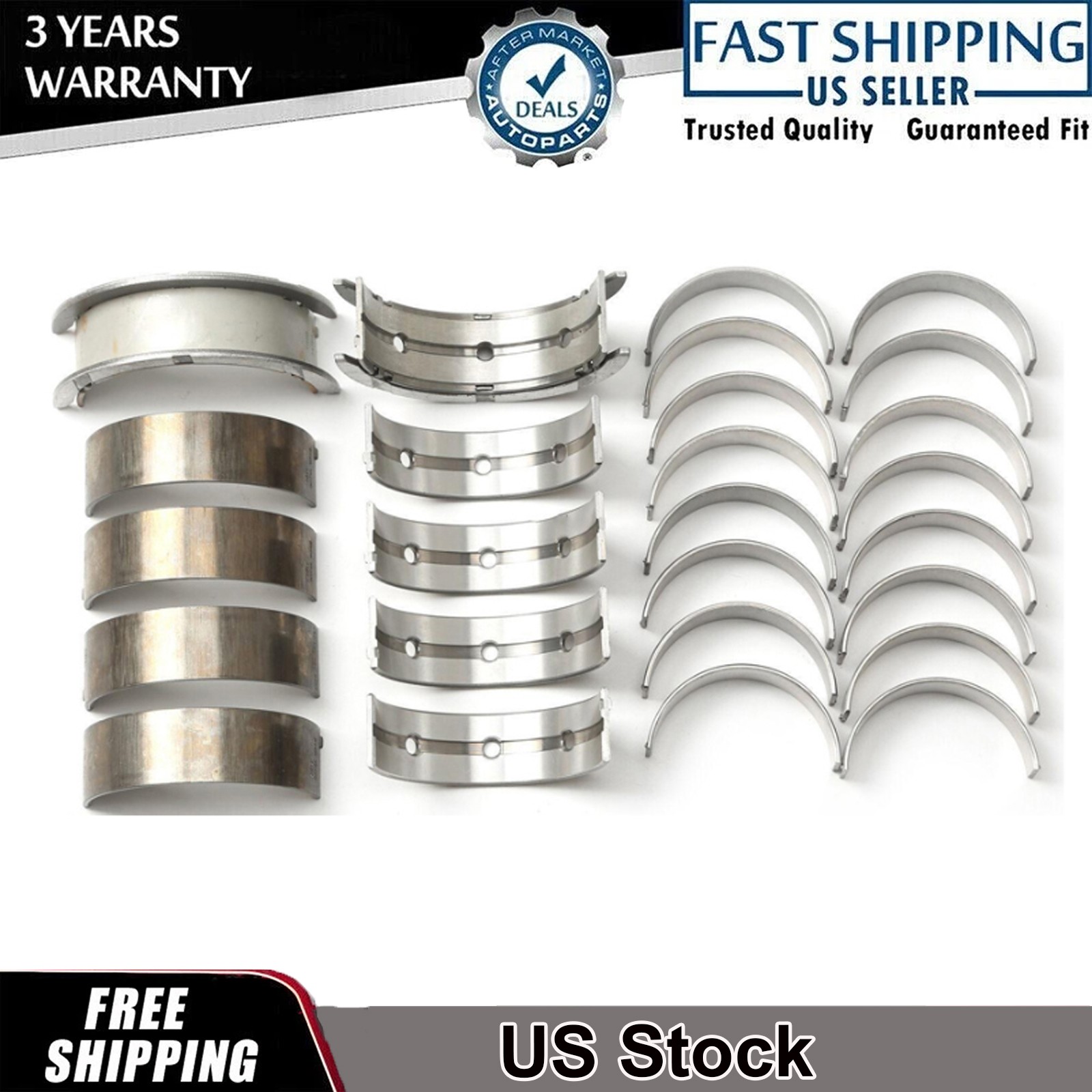 N63B44 N63B40 Engine Main & Rod Bearing Set Fits BMW X5 X6 650i 750i M6 4.4L V8