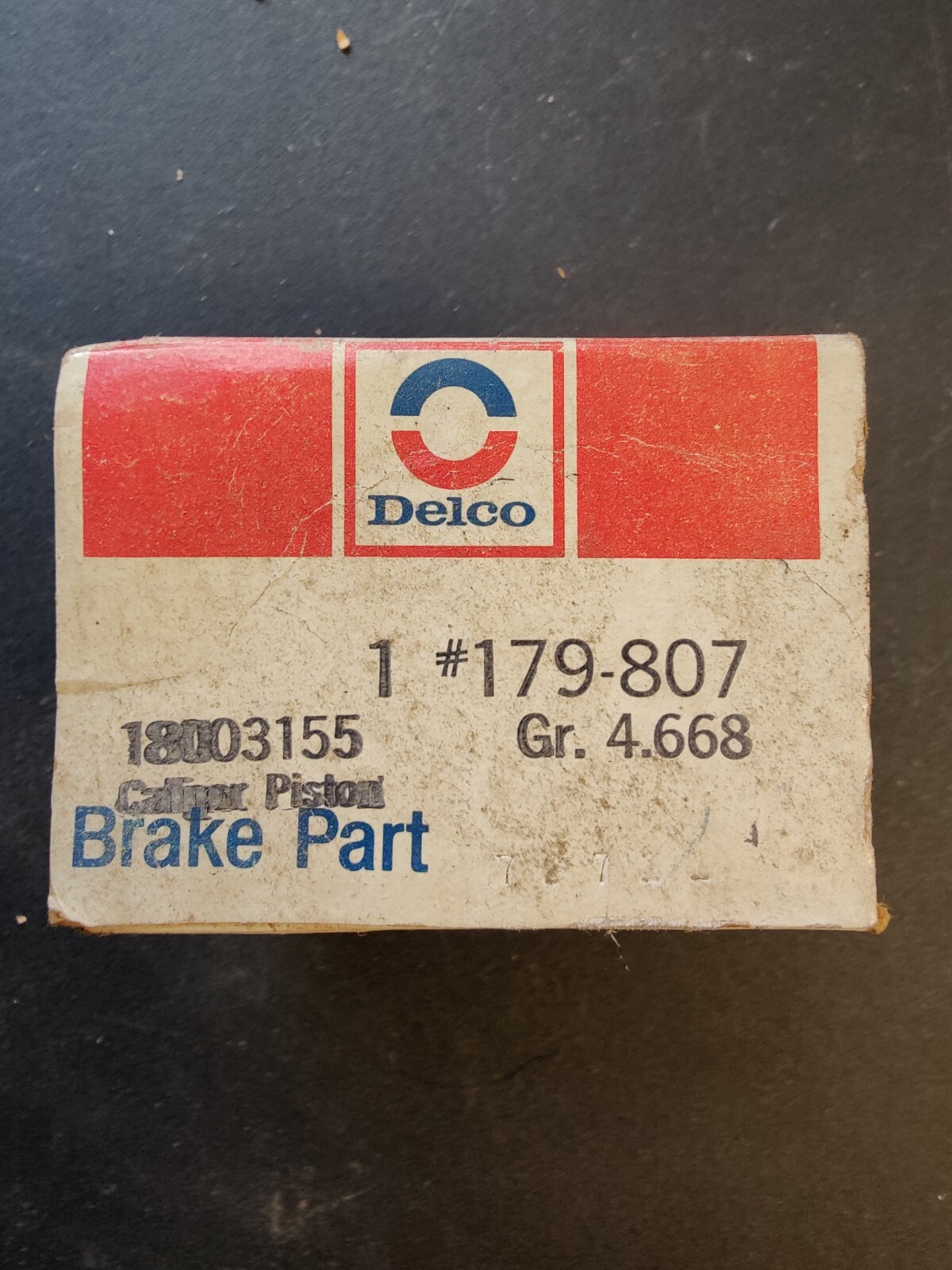 NOS OEM 1978-81 Buick Chevy Caddy Olds Front Brake Caliper Piston Delco 18003155 NOS OEM 1978-81 Buick Chevy Caddy Olds Front Brake Caliper Piston Delco 18003155
