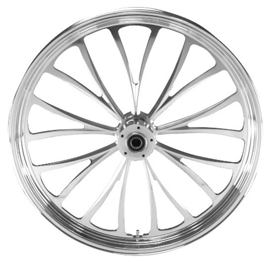 New 16x3.5 Polished Manhattan Rear Wheel For Harley Davidson Custom