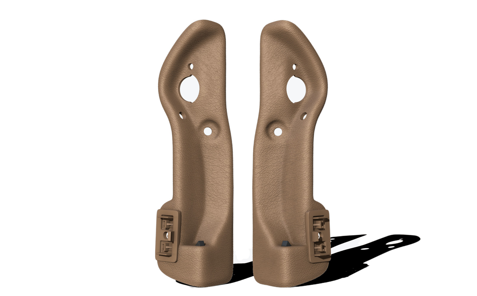 Aftermarket Mercedes-Benz Softtop Opener Covers (A124 E320) - Set - Tan