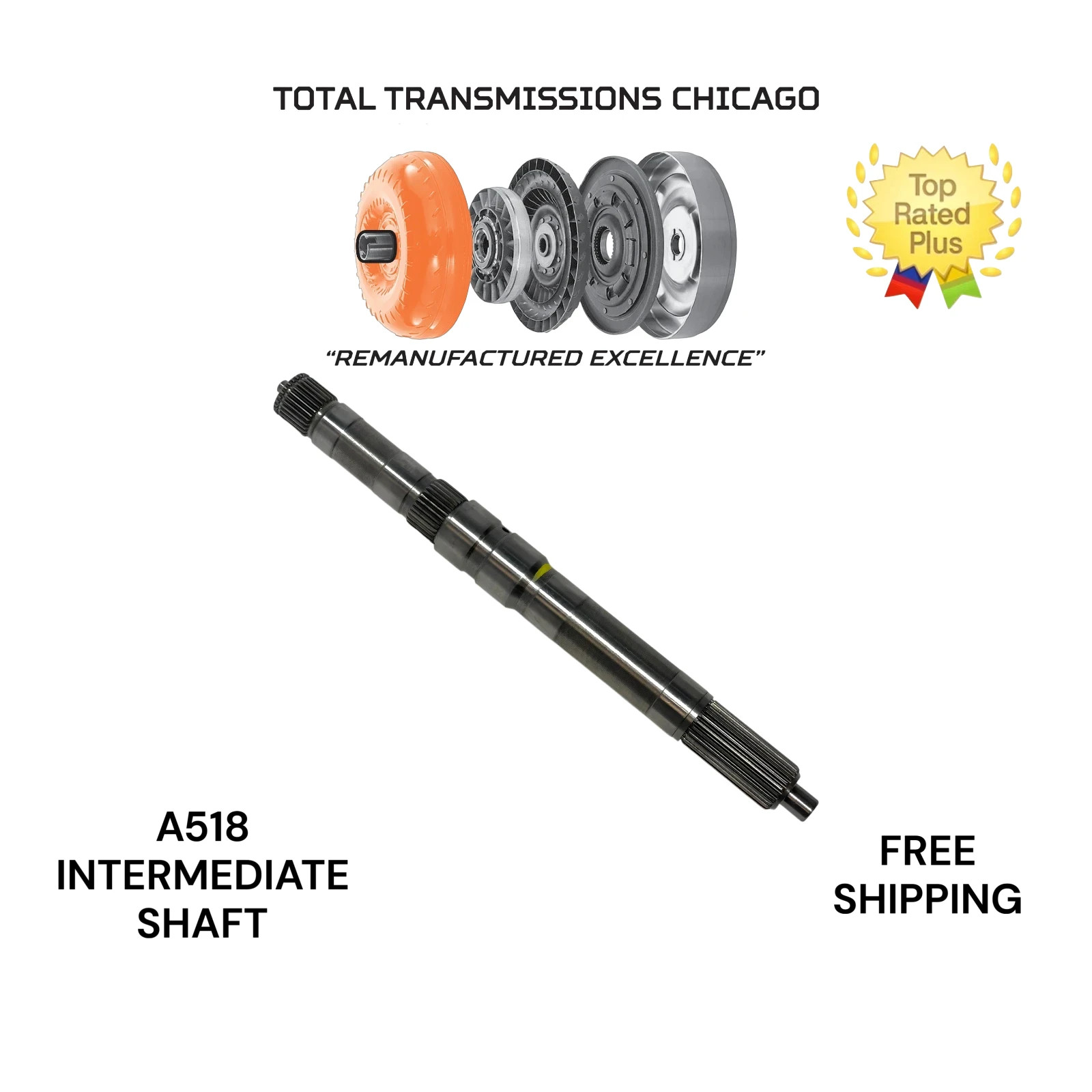 A518 46RH INTERMEDIATE SHAFT A618 47RE 48RE 96-07 DODGE TRUCK JEEP