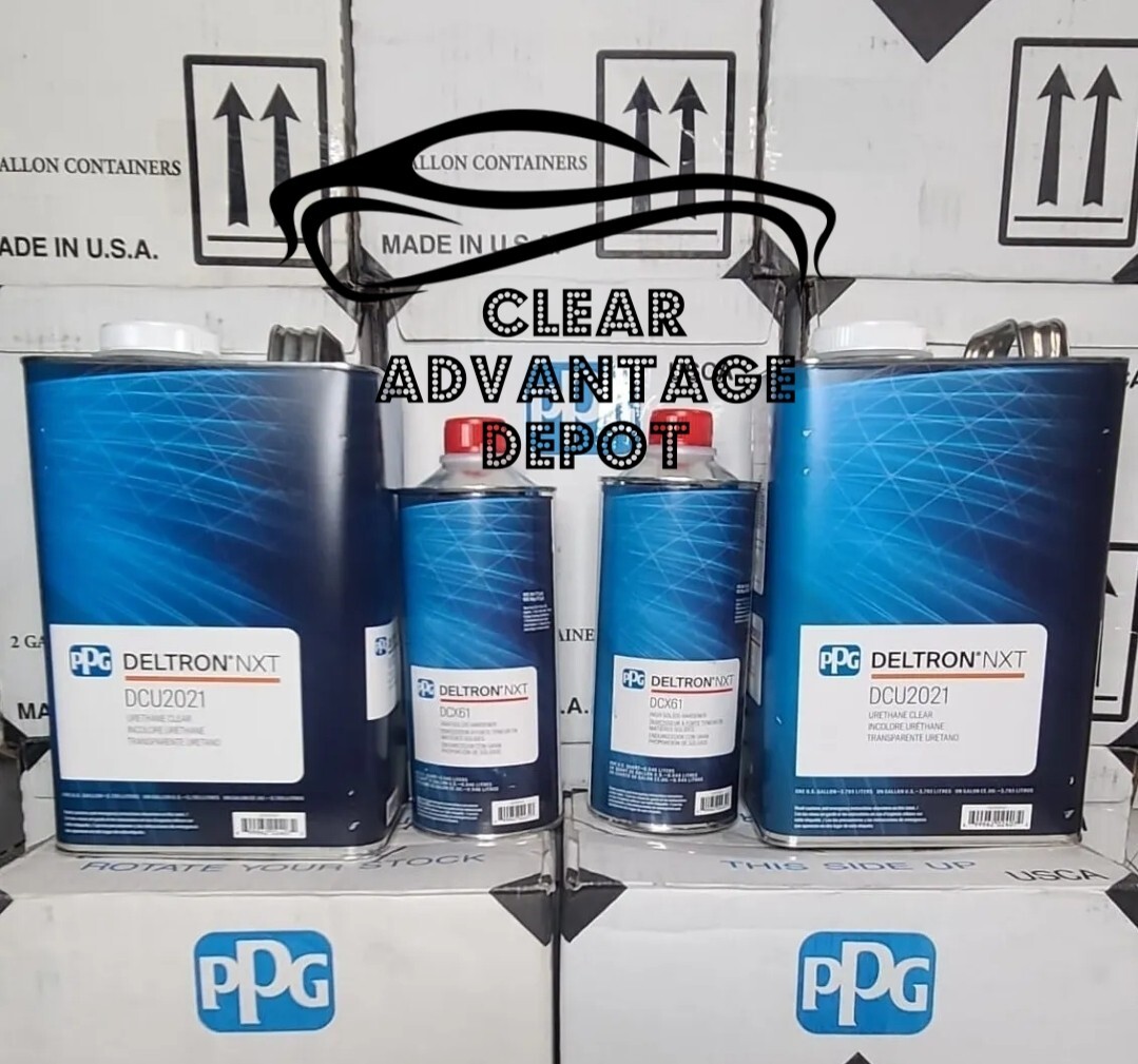 Ppg Clearcoat Deltron 2 Gallons Dcu2021 2 Qt Dcx61. 2 Kits Ppg Clearcoat Deltron 2 Gallons Dcu2021 2 Qt Dcx61. 2 Kits