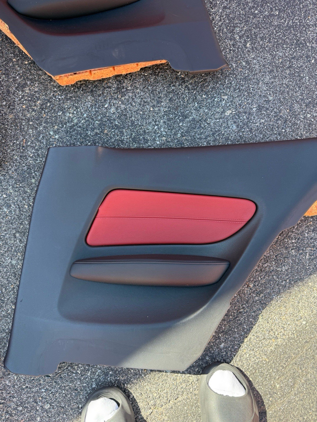 BMW 135i Rear Seating And Door Cards Coral Red BMW 135i Rear Seating And Door Cards Coral Red