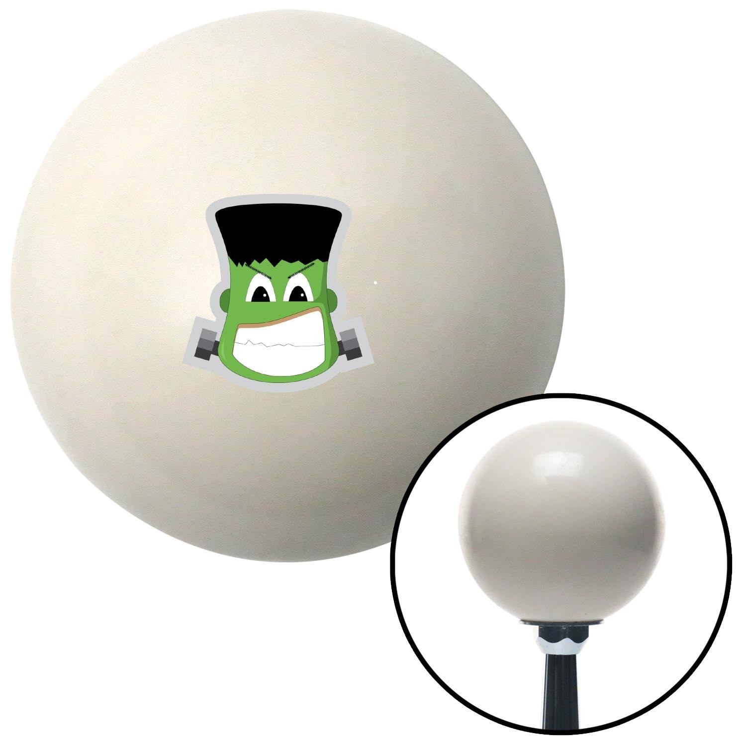 Frankenstein Cartoon Angry Ivory Shift Knob w/ M16x1.5 Insert Shifter Auto Brody