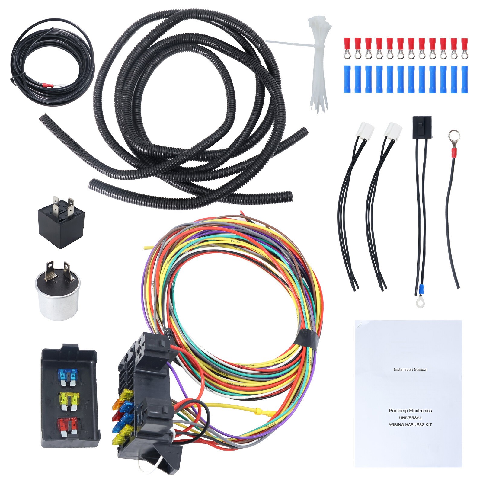 8 Circuit Wiring Harness Kit Street Rat Hot Rod Basic Starter Starter Kit 8 Circuit Wiring Harness Kit Street Rat Hot Rod Basic Starter Starter Kit