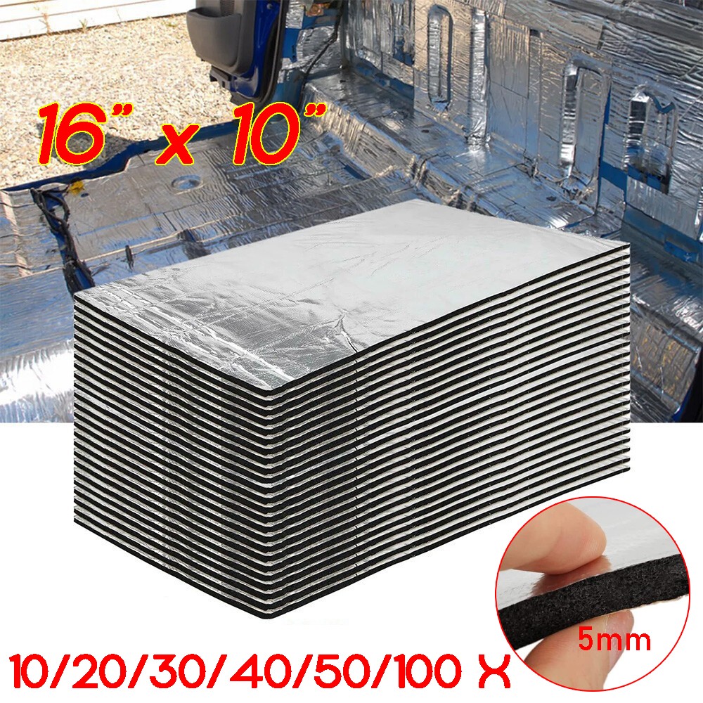 Self-adhesive Fireproof Sound Deadener Heat Insulation Mat For Car Hood Engine