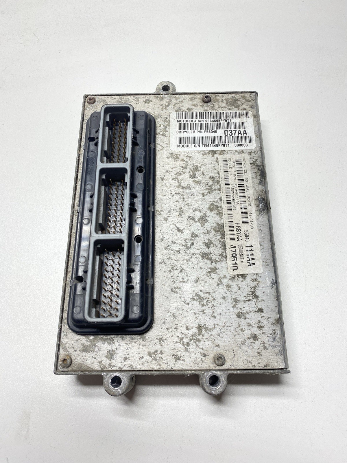 1999 Dodge Ram Truck 5.2 Engine Computer 56040111AA ECM ECU PCM 1999 Dodge Ram Truck 5.2 Engine Computer 56040111AA ECM ECU PCM