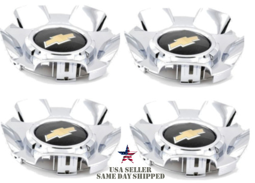 4PC Wheel Center Cap 09- 11 Chevy Tahoe Avalanche Silverado Chrome 5417 19431542 4PC Wheel Center Cap 09- 11 Chevy Tahoe Avalanche Silverado Chrome 5417 19431542