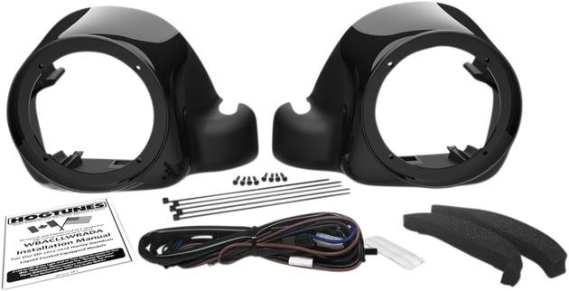 Hogtunes Wild Boar Lower Fairing Speaker Adapters #WBACLLWRADA Harley Davidson