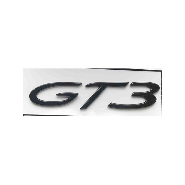 ABS 3D GT3 Racing Sport Car Badge Decal Rear Trunk Lid Modified Sticker Emblem 