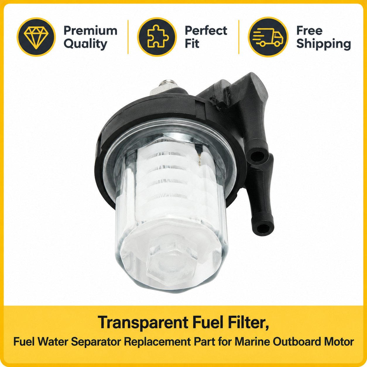 61N-24560-00-00 Fuel Filter for Yamaha 9.9-90HP 68T-24251-00-00 655-24560-01 61N-24560-00-00 Fuel Filter for Yamaha 9.9-90HP 68T-24251-00-00 655-24560-01