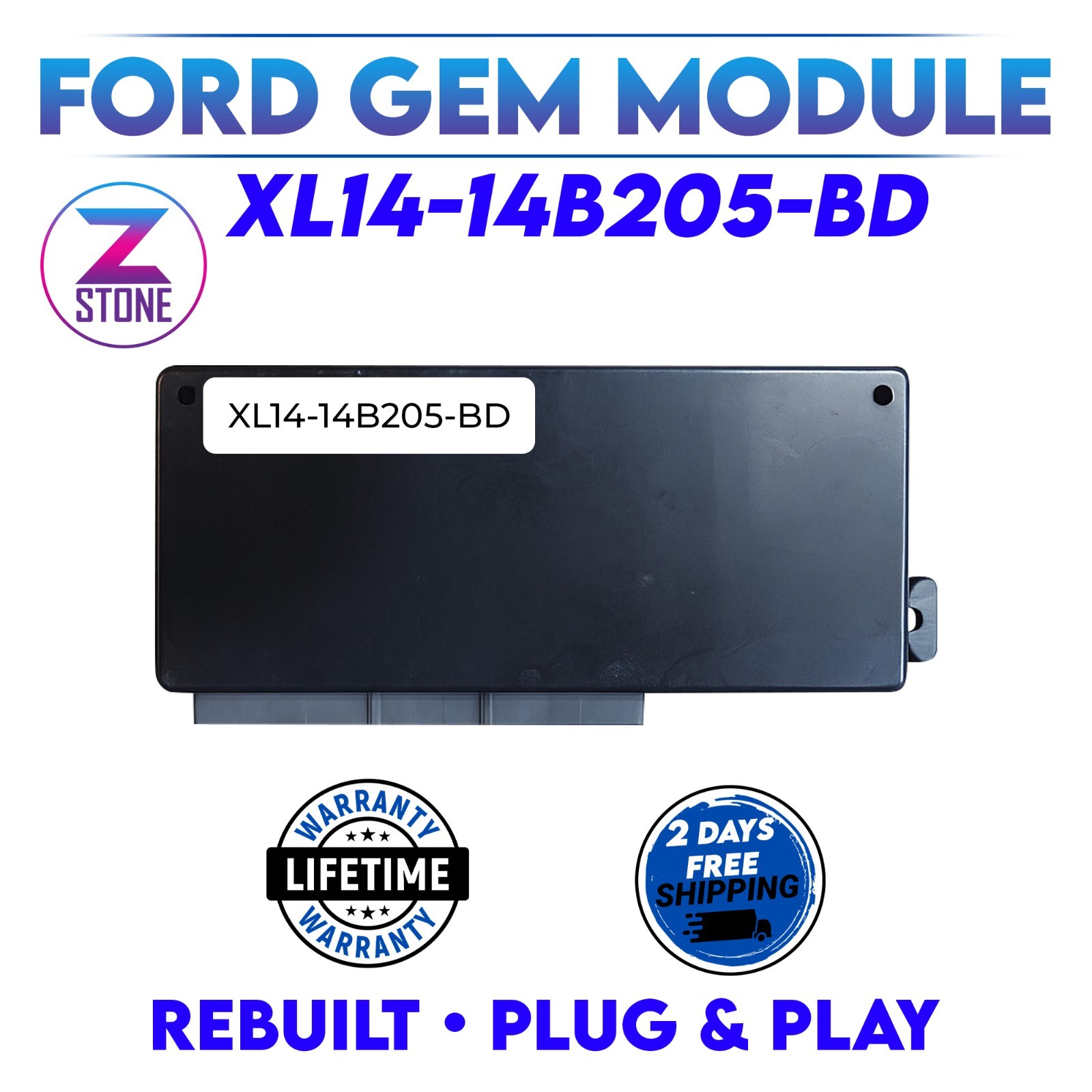 Rebuilt 99-02 EXPEDITION NAVI BCM GEM MULTIFUNCTION MODULE XL14-14B205-BD