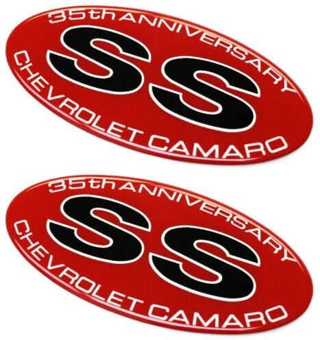 2002 Chevrolet Camaro SS 35th Anniversary Front Fender Emblem Pair HT10307879 x2