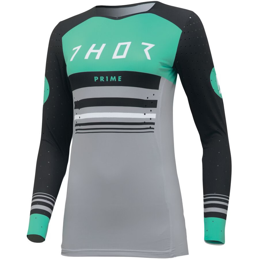 Thor 2024 Women\'s Prime Jersey - Blaze - Black/Mint, X-Small 29110278