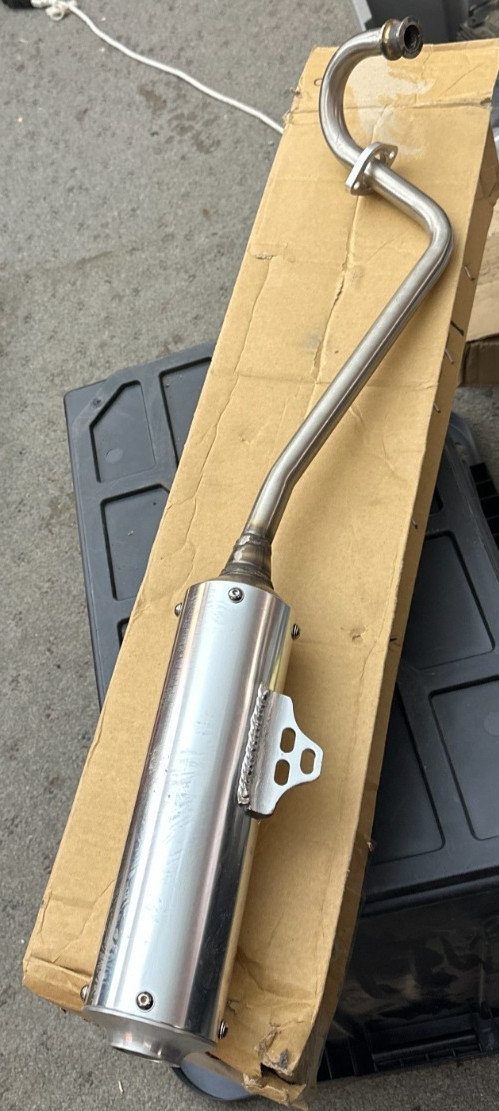 1EA NEW SPORT MUFFLER STAINLESS STEEL & ALUMINUM FITS STOCK XR50 CRF50 1EA NEW SPORT MUFFLER STAINLESS STEEL & ALUMINUM FITS STOCK XR50 CRF50