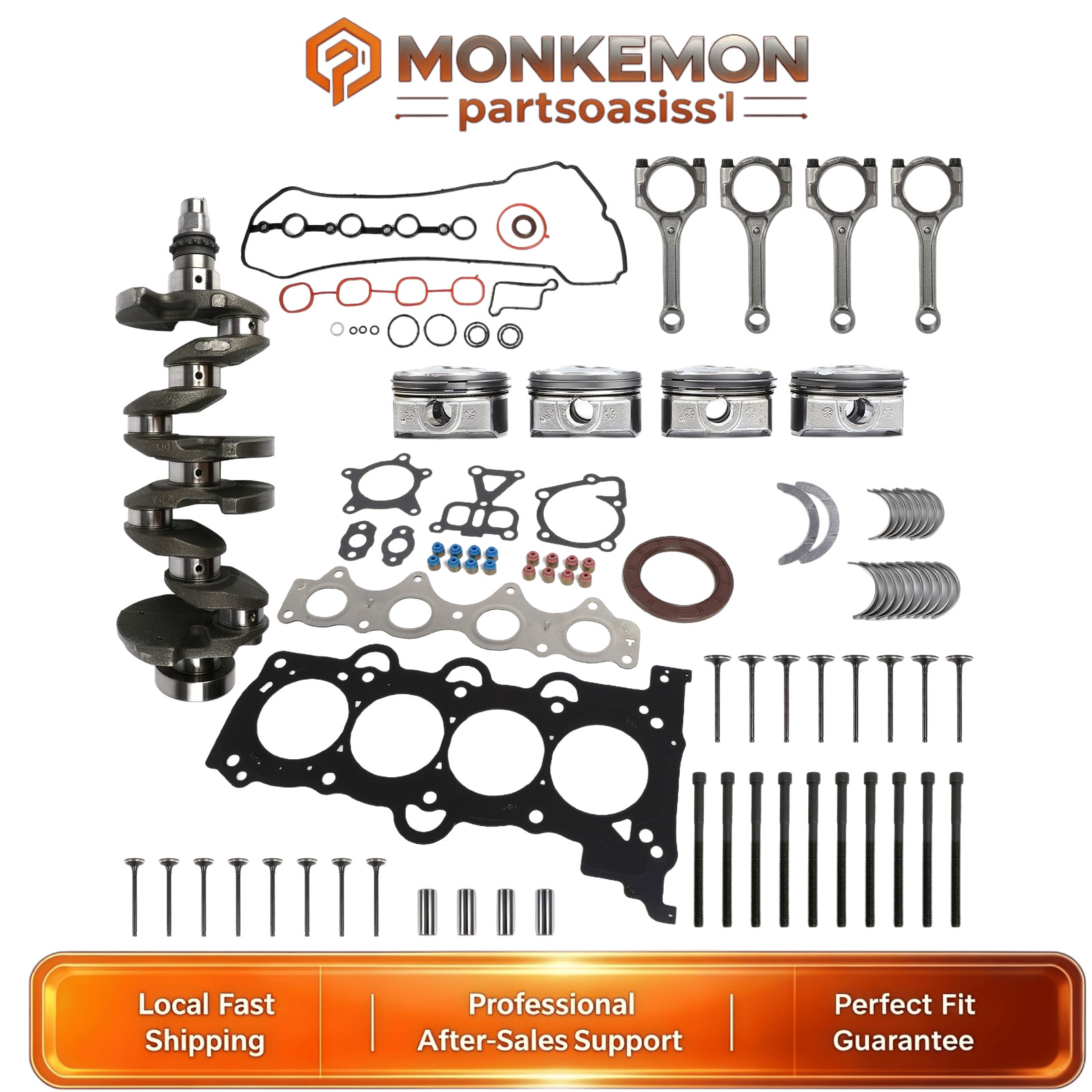 G4FD 1.6L Engine Overhaul Rebuild Kit - Crankshaft Timing For Hyundai Accent KIA