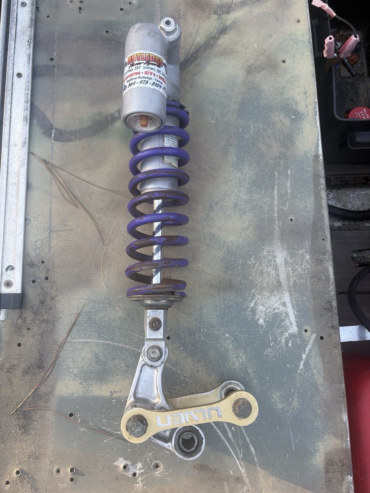1994 94-98 KAWASAKI KX250 SHOCK RARE ULVEN LINKAGE 1994 94-98 KAWASAKI KX250 SHOCK RARE ULVEN LINKAGE