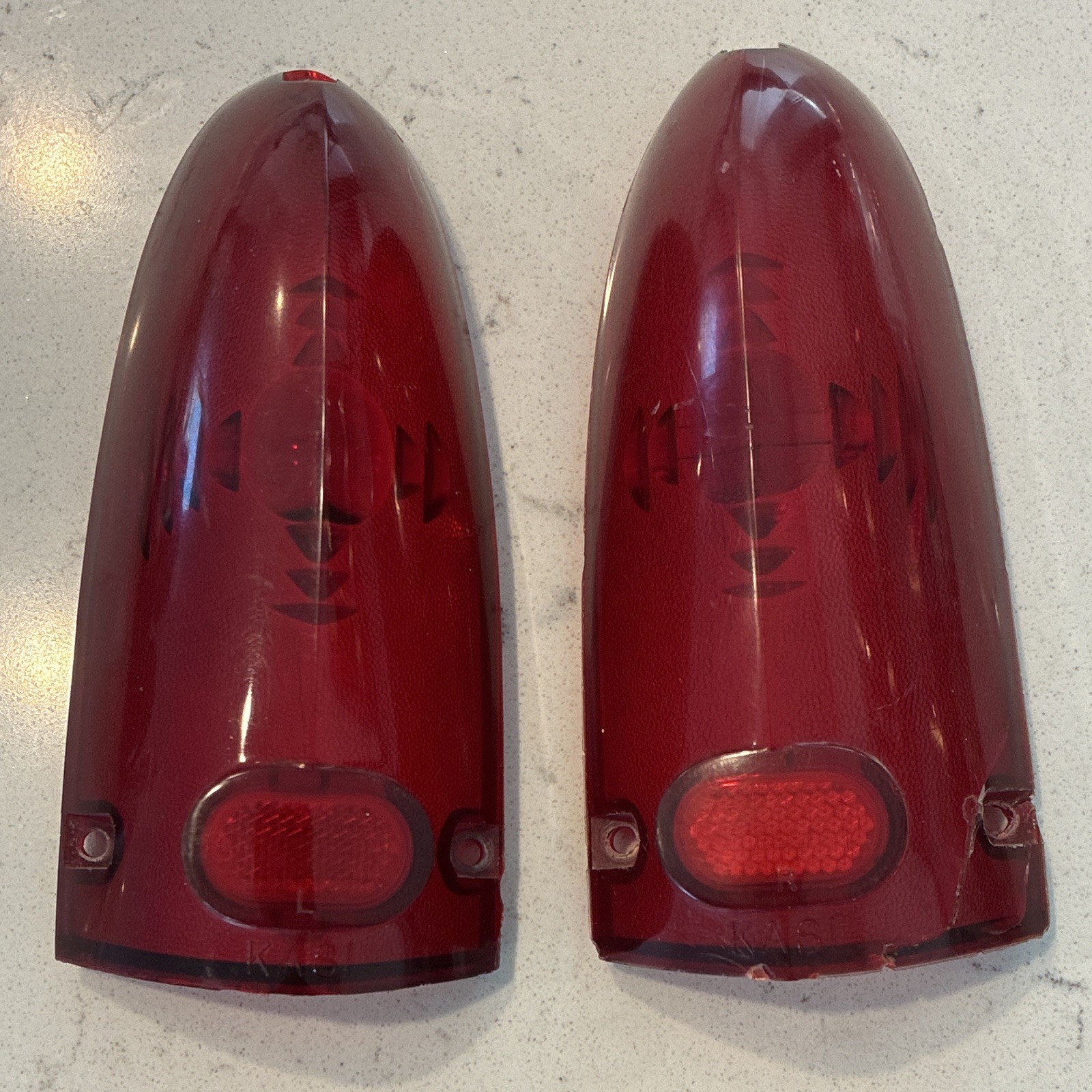 Kaiser Henry J Original Tail Light Lenses Kaiser Henry J Original Tail Light Lenses